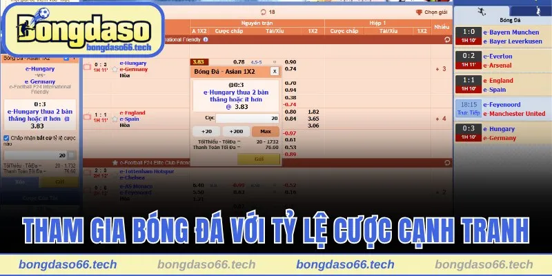 SBO Sports - Sân Chơi Thể Thao Đặc Sắc Hàng Đầu Châu Á 2 Tham gia bóng đá với tỷ lệ cược cạnh tranh